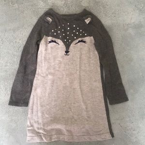 Fox sweater dress